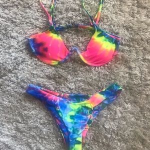 NWT SHEIN Tye Die Bikini